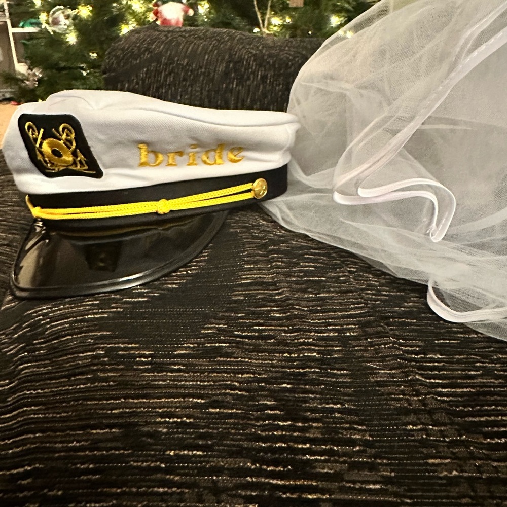 “Bride” captains hat. - Picture 2 of 2